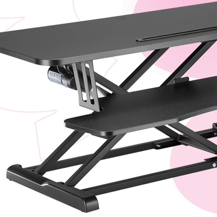 Rehausseur électrique Spacetronik SPR-137LB sous un grand écran